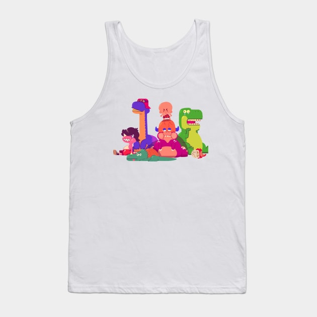 Bonk's Revenge Tank Top by paperbeatsscissors